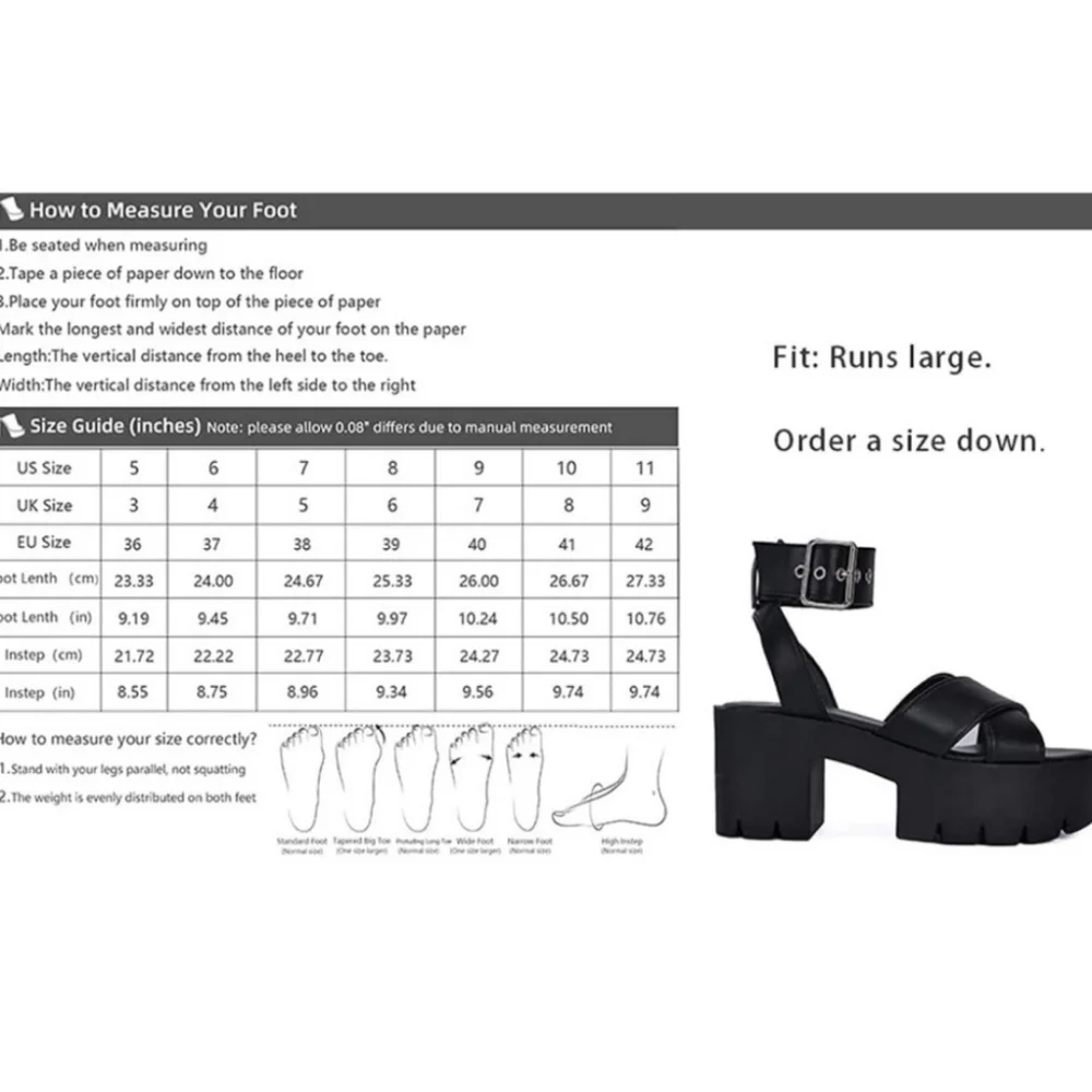 White Platform Ankle-Strap Sandal for Women